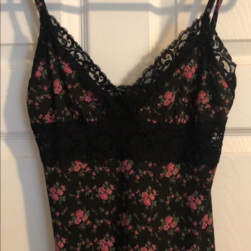 Betsy Johnson lace & floral dress
